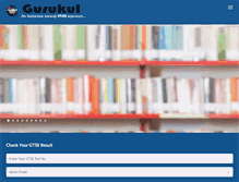 Tablet Screenshot of gurukuleducation.in